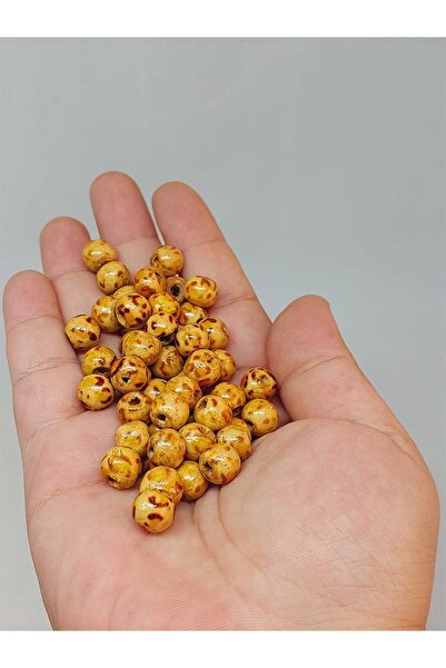 Yasamtohumu 8mm Sa deznom drvene perle - 50 kom (53292)