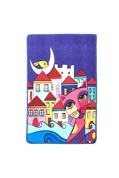 Biggdesign Owl and City Door Mat