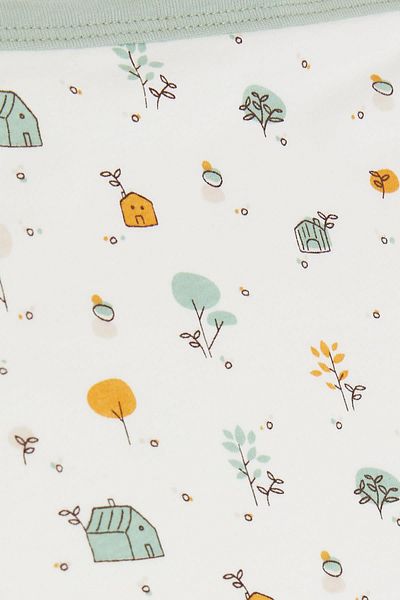 Breeze 0-3 Months Ecru Baby Blanket - Girls & Boys Newborn Spring Themed