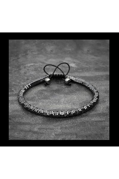 Alnis Atelier Hematite Natural Stone Bracelet