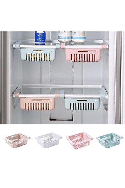 Go İthalat Raft organizator multifuncțional pentru frigider, extensibil și pl...