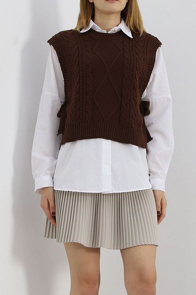 BZ Boutique Пуловер с пискюли 355.1577
