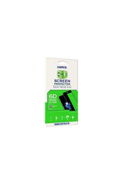 Sunix 6D Tempered Screen Protector Glass Compatible with iPhone 16 Pro Max Black 2 Pieces