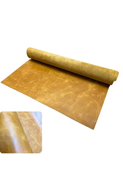 ipekbazaar Parça Deri 50x40cm Deri Hobi Için Crazy Deri Hakiki Deri Parçası