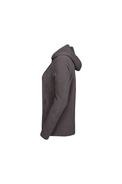 lumberjack W-Ct657 Basic Polar Zip Women's Sweatshirt 100002477Gri Mel