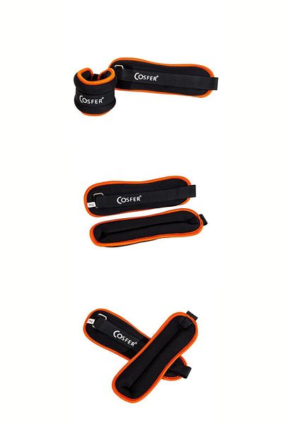 welcomein Cosfer Neoprene 1KG - 0.5grx2 Pieces Hand and Foot Weight for Fitness Running