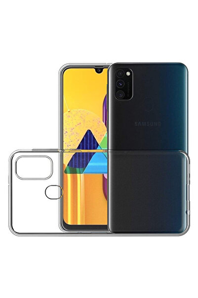 Nettech Baseus Samsung Galaxy M31 Uyumlu Tıpalı Şeffaf Seri Arka Koruma Kılıf