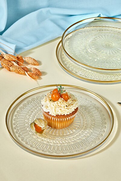 Lora Bianca Serenity 6 Piece Cake/Cake/Dessert Plate Set
