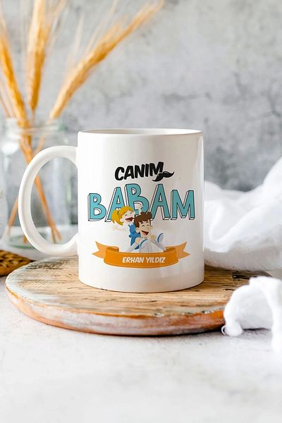 HEDİYEDİYE Special Father's Day Mug for Fathers