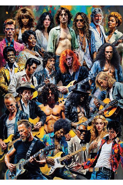 Anatolian Puzzle 1500 Piece Jigsaw Puzzle - Rock Stars 4580