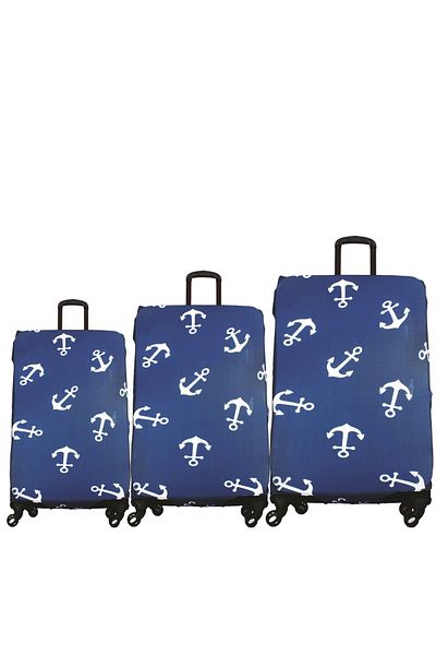 MY SARACİYE My 10 Anchor - Saddleboard, Suitcase and Cabin Size Case Set