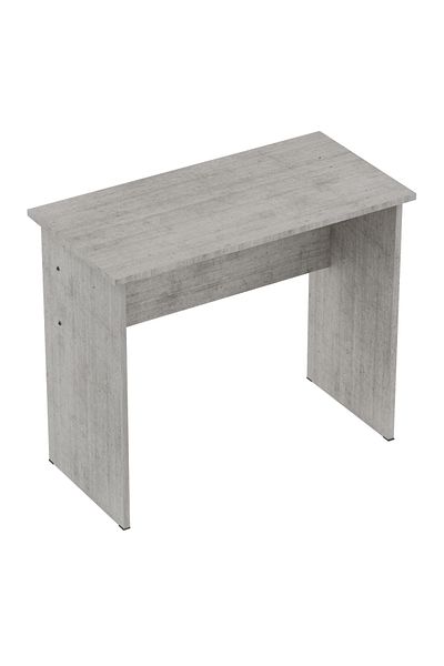 Mahmayi Modern MP1 Study Table 90x45 Plain Desk,Light Grey Chicago Concrete