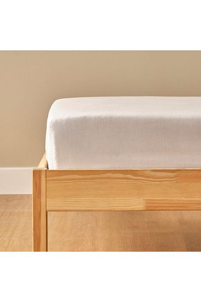 Bella Maison 100% Cotton Ranforce King Size Flat Sheet White (260X280 cm)