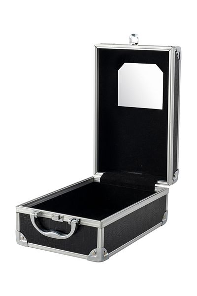 Bianca Bella Metal Accessories and Makeup Bag Black BL-83753