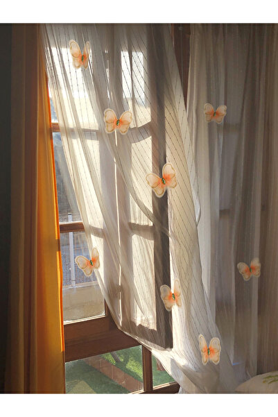 Artikel Kelebek 6 Adet Perde Süsü, Broş Aksesuar, Hediye Paketi Süsleme Akses...