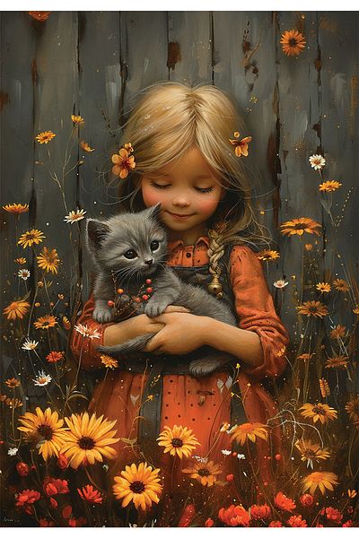 Anatolian Puzzle 260 Piece XL Jigsaw Puzzle - Cute Girl 3350