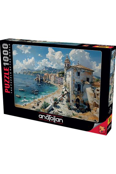 Anatolian Puzzle 1000 Piece Jigsaw Puzzle - Seaside Town 1181