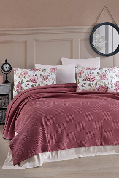 Enlora Home Color Pike Takımı Çift Kişilik Care Gülkurusu