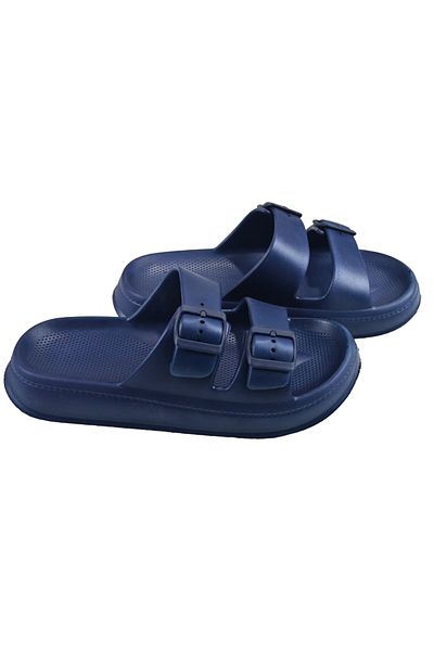 Sia Sia Eva Comfortline Men's Crocs Slippers - Slide Sole, Open Double Buckle