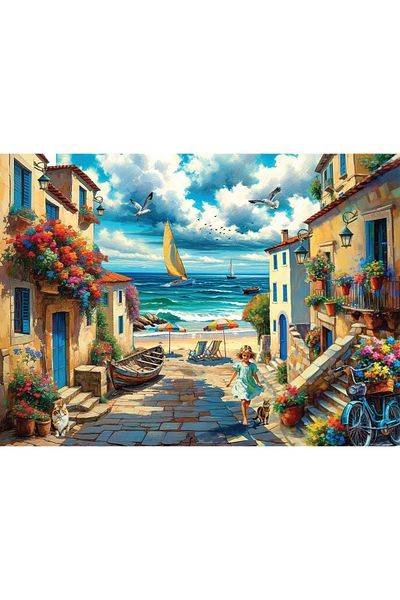 Anatolian Puzzle 1000 Piece Jigsaw Puzzle - Dream Town 1185