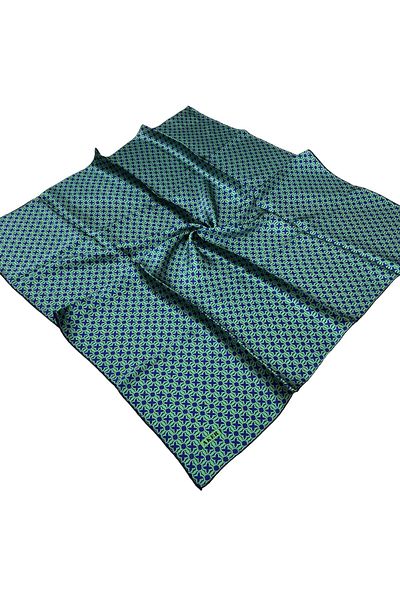 Aker Φουλάρι Saks Green Silk Twill - 8921713 -992