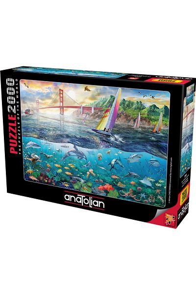 Anatolian Puzzle 2000 Piece Jigsaw Puzzle - San Francisco Bridge 3968