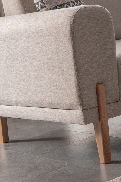 Eymense Mocha Sırt Mekanizmalı Köşe Koltuk Takımı