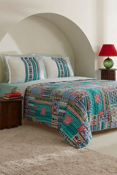 Karaca Home Set cuvertură de pilota dublu matlasat Gabby 100% bumbac