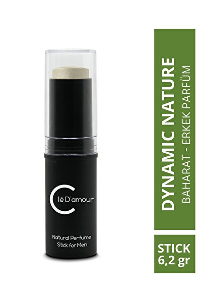 Clé D'amour Dynamic (TURUNÇGİL/BAHARAT) Men - Erkek Stick Parfüm 6,2 gr - Vegan
