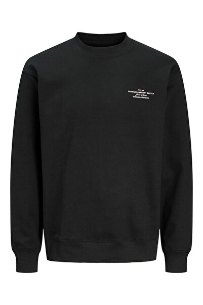Jack & Jones Jprblachad Branding Sweat Crew Neck Ln Erkek Sweatshirt