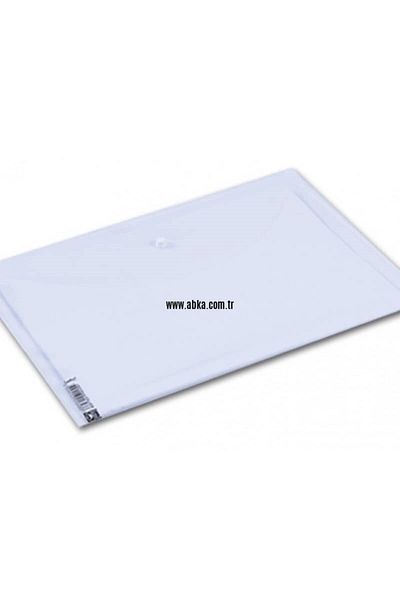 Abka Transparent A4 File - with Snap Fasteners (1 Piece)