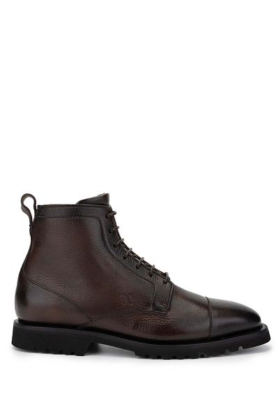 FABI Men's Genuine Leather Brown Casual Boots