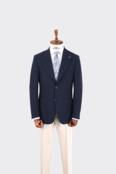 Kadir Büyükkaya Kırlangıç Yaka Erkek Ceket-KAX5111S