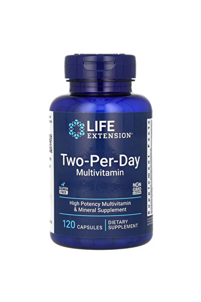 Life Extension Two-per-day Multivitamin, 120 Capsules Usa Version