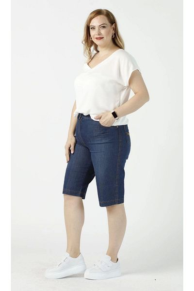Moda Berray 2022 Pantaloni scurți din denim de mărime mare cu buzunare