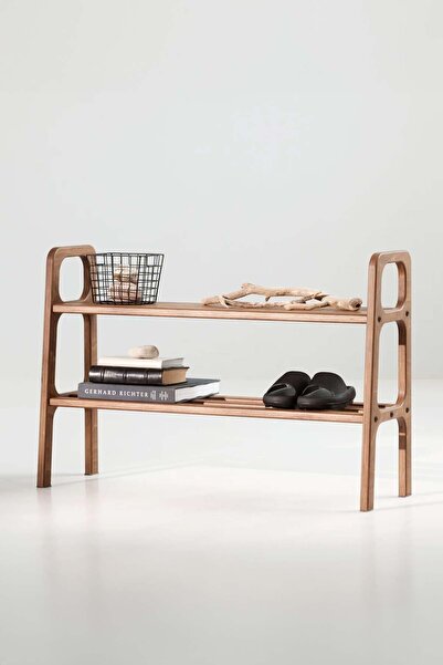 Woodesk Escala, Ahşap, Ayakkabılık Ve Raf Sistemi, 100x65, Tik Renk, Cpt4734-100