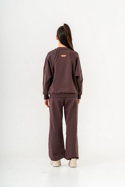 HAUSEkids Σετ αθλητικής φόρμας για κορίτσια 8-14 ετών - Bonjour Never Cappuccino