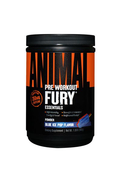 Universal Nutrition غضب الحيوان، مصاصة الثلج الزرقاء، 30، ضخ قوي، تركيز غير محدود