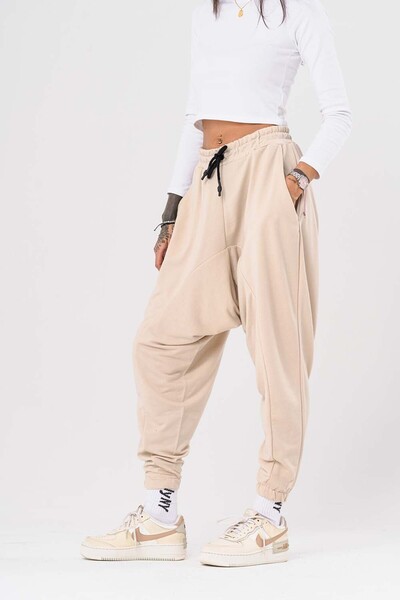 go gang own Building Waist and Leg Elastic Full Shalwar