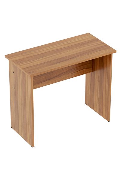 Mahmayi Modern MP1 Study Table 90x45 Plain Desk,Natural Dijon Walnut