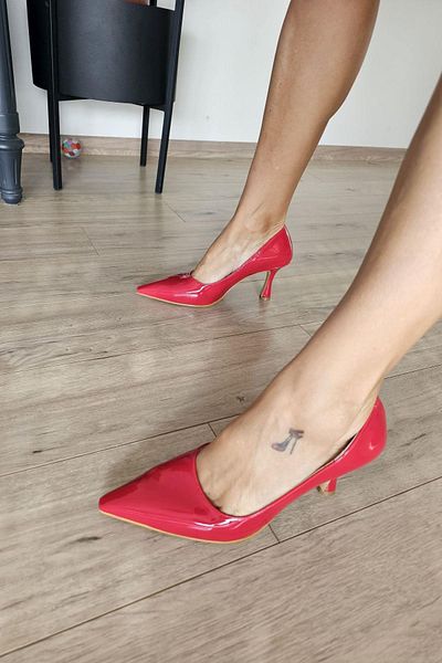 TOPUKLA 10 1401 Heeled Women's Goblet Heeled Stiletto
