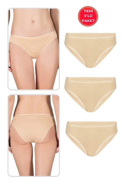ÖZKAN underwear Özkan 23926 3 Pack Women's Viscose Flexible Comfortable Slip Panties