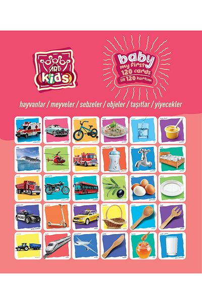 Art Puzzle Art Kids Baby - My First Educational Cards