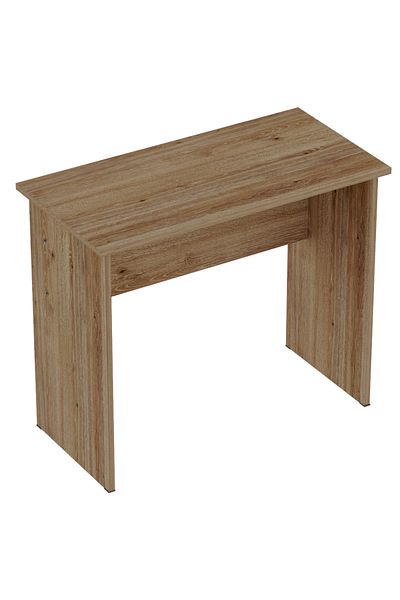 Mahmayi Modern MP1 Study Table 90x45 Plain Desk,Truffle Davos Oak