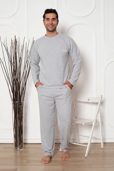 Ayans Pijama Σετ ανδρικών πιτζάμες με δύο κλωστές (χοντρές) τσέπες