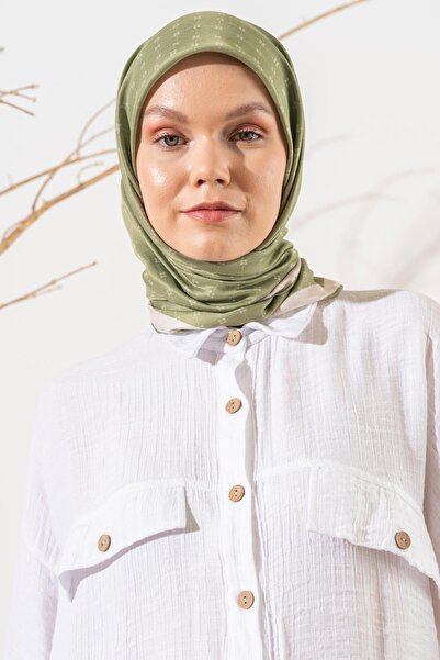 JAWEL Kadın Küçük Kareli Soft Eşarp