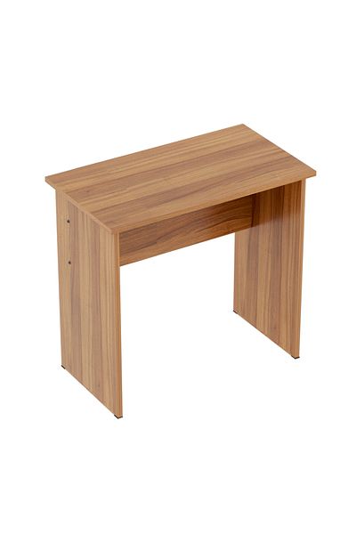 Mahmayi Modern MP1 Study Table 80x40 Plain Desk,Natural Dijon Walnut