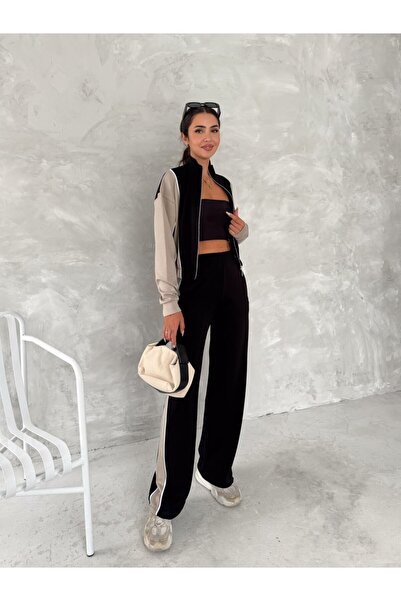 winmoda Kadın- GARNİLİ Eşofman Takımı Modal Kumaş / Women Tracksuıt Modal Fabrıc