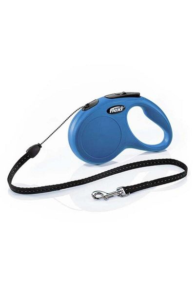 ALLWAY Flexi New Classic Rope طوق سفر أوتوماتيكي (S) 5 متر أزرق