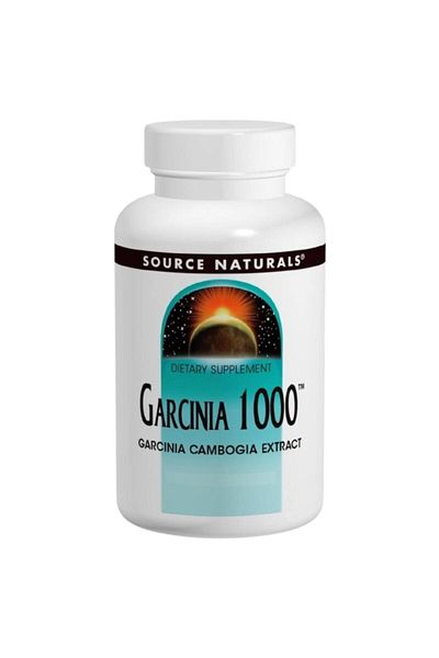 source naturals جارسينيا، 180 قرص، 1000 ملجم